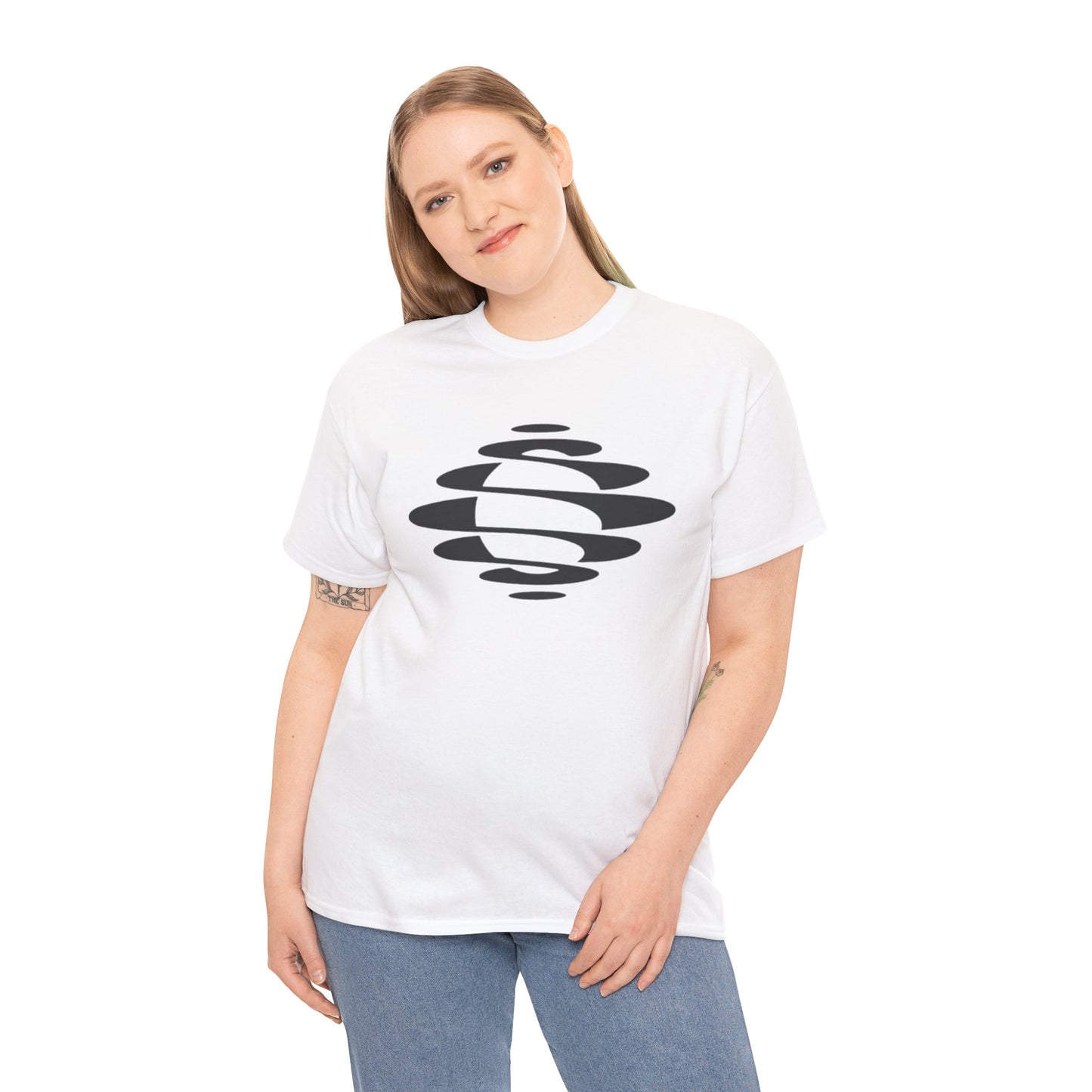 Heavy Cotton Loop Logo Tee