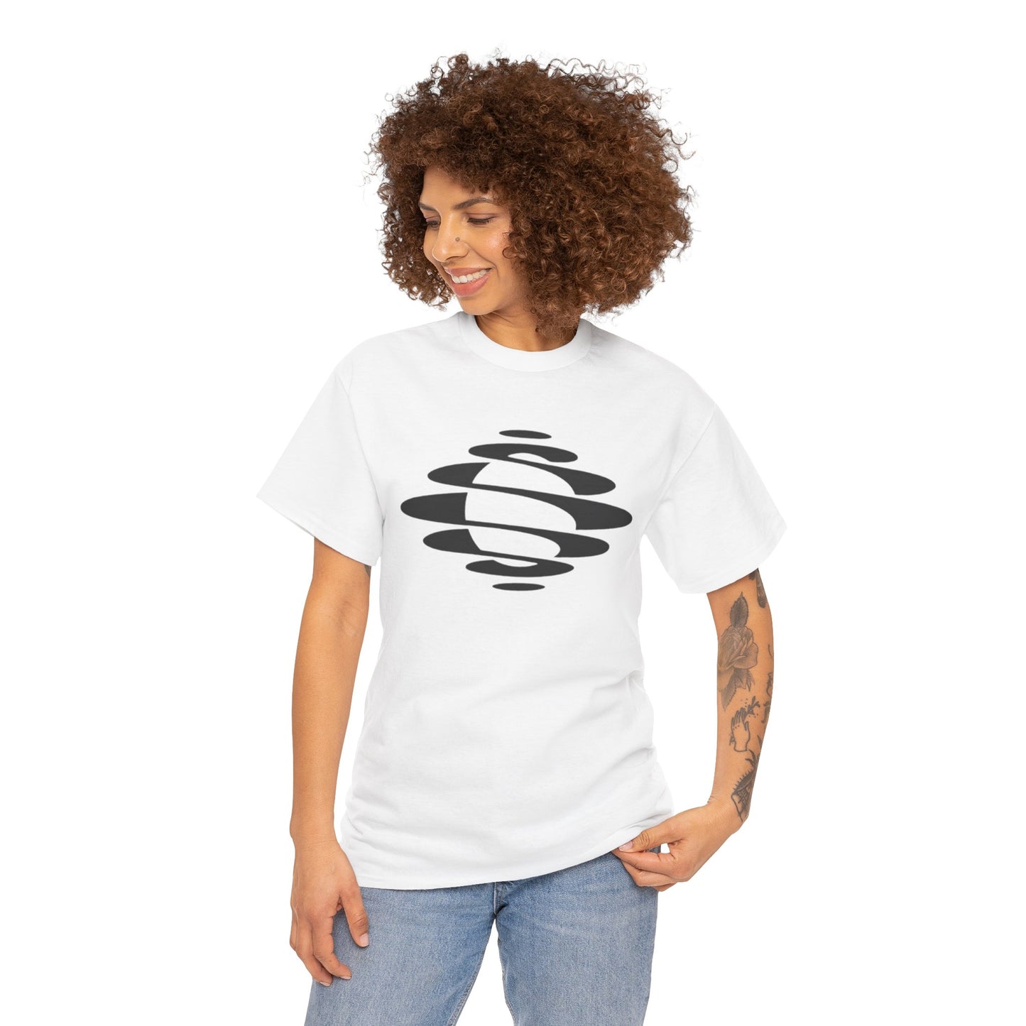 Heavy Cotton Loop Logo Tee